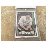 BABE RUTH BASEBALL CARD