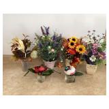 Fake flower displays