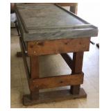 Confectioners candy marble top table with 3/4" Confectioners candy marble top table with 3/4"