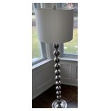 Silver color floor lamp