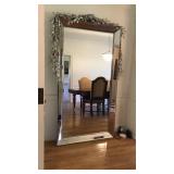 71 inch tall  x 35 inches wide beveled glass