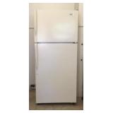 Whirlpool top freezer refrigerator, white, 14