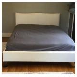 Full bed frame, headboard, footboard, and side