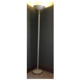 White brass floor lamp, 6