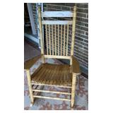Wood rocking chair