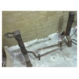 Wood racks for fireplace