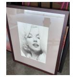 Marilyn Monroe framed picture, 23"x20"