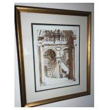 Thomasville Interior Columns 2 Picture with gold