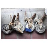 Scaffolding wheels Set of 4