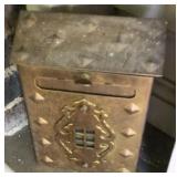 Vintage Brass mail box