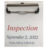 Inspection date Inspection date