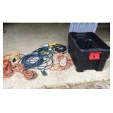 Miscellaneous extension cords various sizes* two Miscellaneous extension cords various sizes* two