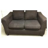 Love seat, brown