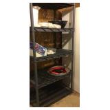 Plastic 5 shelf storage shelf 74 inches tall x 3 Plastic 5 shelf storage shelf 74 inches tall x 3