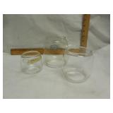 (3) MISC. SIZES GLOBES