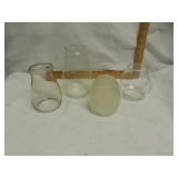 (4) MISC. SIZES GLOBES