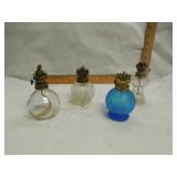 (4) SMALL OIL LAMPS