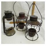 (3) PARTS LANTERNS