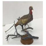 Carved Handcrafted Eastern Tom turkey, signed Carved Handcrafted Eastern Tom turkey, signed