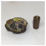 handcrafted signed and dated slate turkey call by handcrafted signed and dated slate turkey call by