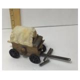 Toy covered wagon by Brent Staggs, 2014.  This