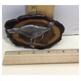 Handcrafted black walnut belt buckle with Handcrafted black walnut belt buckle with