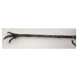 Handcrafted turkey leg and foot, approximately Handcrafted turkey leg and foot, approximately