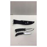 NWFT double set of Hunting knives in black NWFT double set of Hunting knives in black