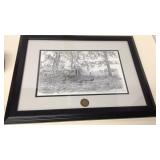 Pencil print signed & dated, by Dave Amhouse Pencil print signed & dated, by Dave Amhouse
