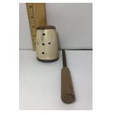 Cow horn slate turkey call signed handcrafted