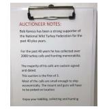 Auctioneers notes