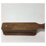 Turkey box call handcrafted signed and dated by Turkey box call handcrafted signed and dated by