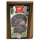 High Life "Wild Turkey" Bar mirror by Robert High Life "Wild Turkey" Bar mirror by Robert