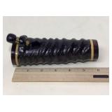 Handcrafted whistle made from ram horn and wood,