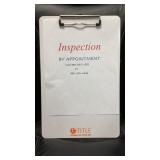 Inspection date/information