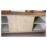 5' x 32 x 27 1/2 wood storage cabinet with