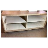 5 x 32 x 27 1/2 Wood cabinet on casters