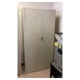Metal storage cabinet  3' x 6' x 18',