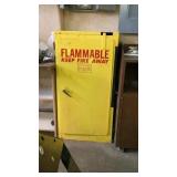 Flammable storage bin. Description; manual,