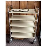 5 shelves service wagon