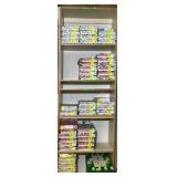 Shelving unit 7 foot tall by 27 inch wide by 12