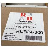 R B  20# inkjet bond 24' x 300' **** Neenah