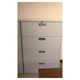HON 4 drawer file cabinet, condition: good,