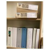 Re-bring binders, size clear, plastic paper,