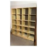 Cubicle shelves, 5' x 5.6' x 14.5' has 20 cubes