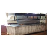 10' SS refrgerated salad bar with sneeze gaurd