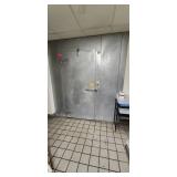 Carroll Coolers 7 1/2' x 10 1/2' walk in with attached 7 1/2' x 5' walk in freezer, Bohn condensers 