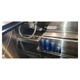26' Under bar ice bin w/cold plate - 14' SS hand sink  18' SS under bar Bottle rack  - 6' SS bar sin