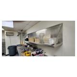 6' SS wall mount shelf 
