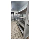 Carroll Coolers 7 1/2' x 10 1/2' walk in with attached 7 1/2' x 5' walk in freezer, Bohn condensers 